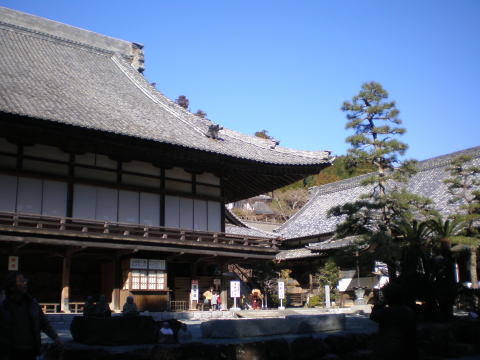 奥山方広寺の本堂