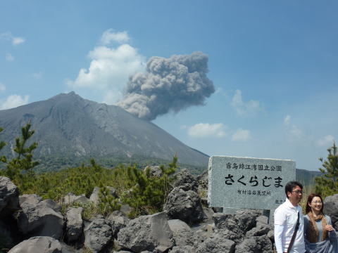 桜島爆発噴火